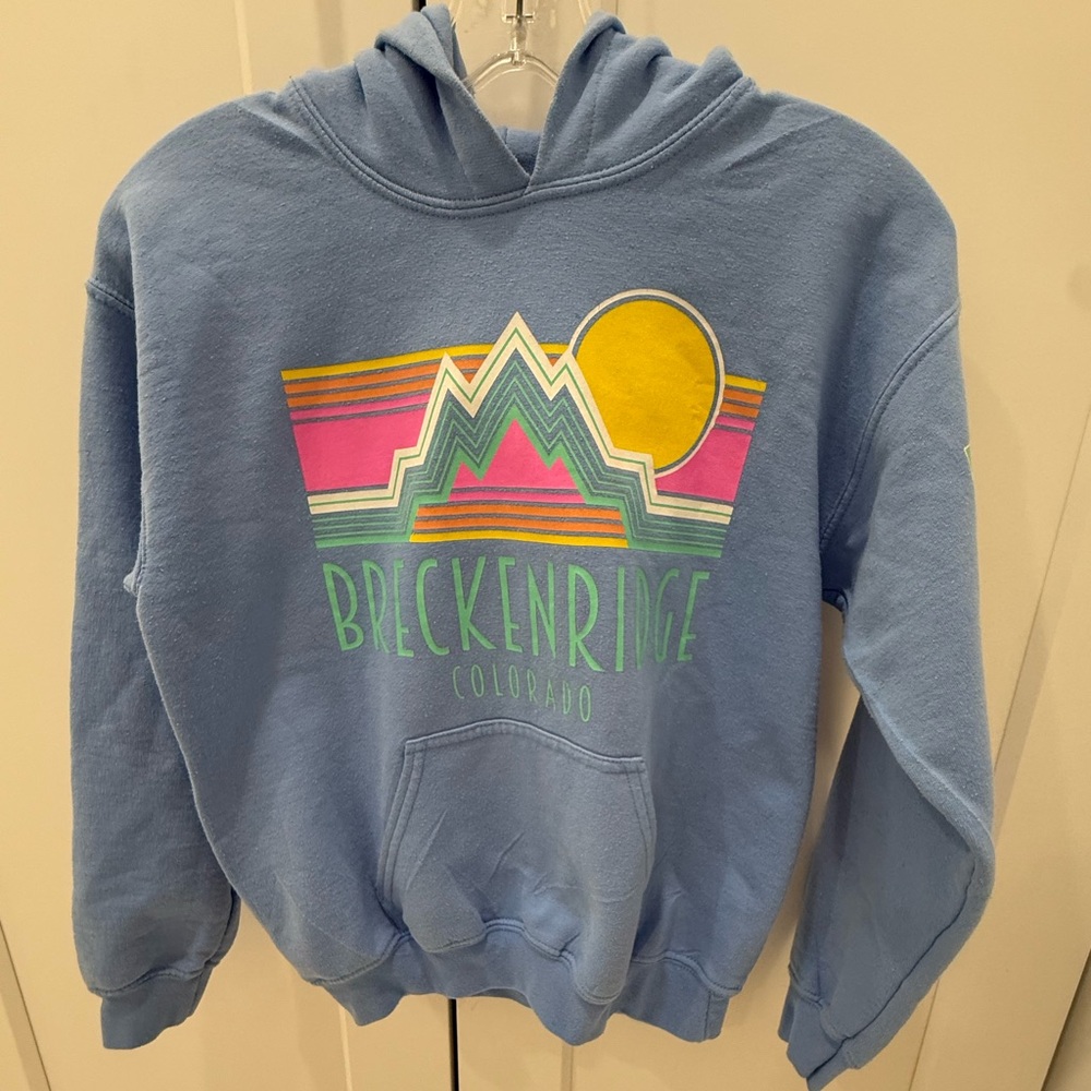 Vintage girls Breckenridge hoodie size large